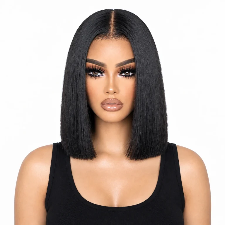 Bone Straight Bob Wig