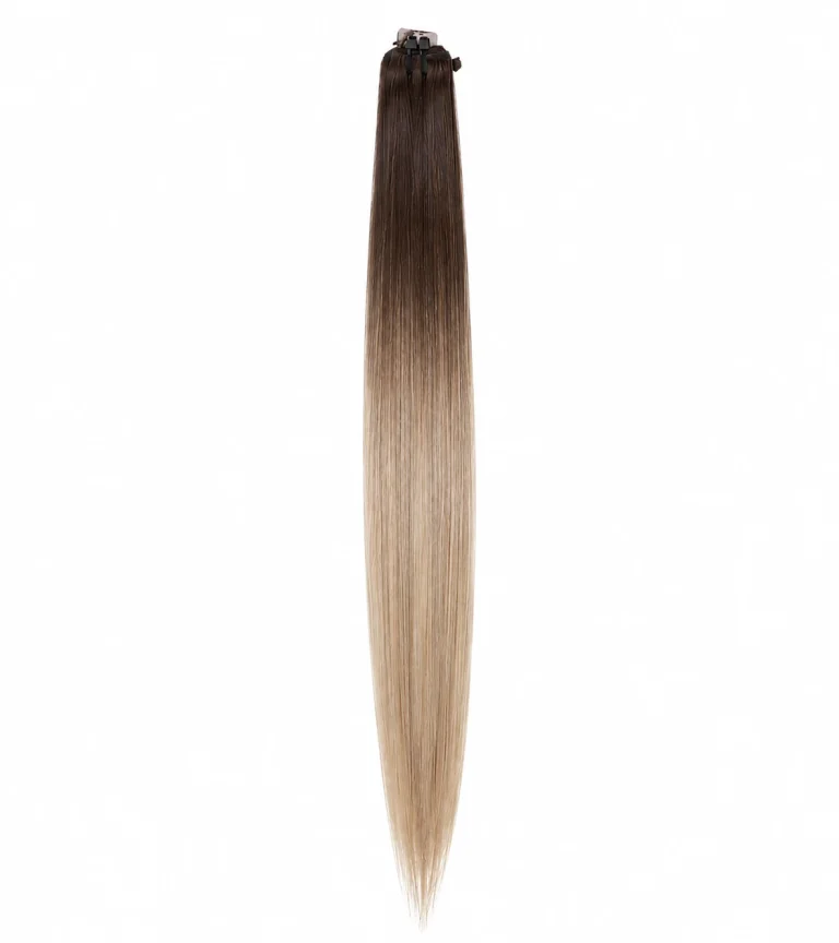 Natural Straight Weft Hair – Ombre Color