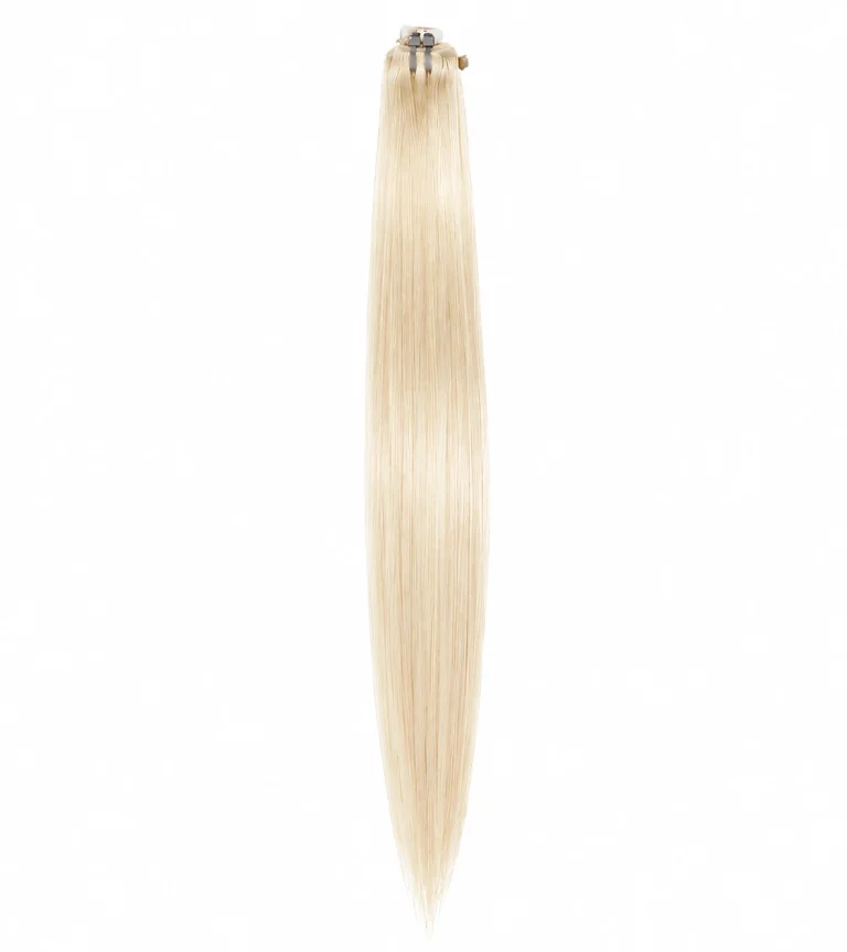Natural Straight Weft Hair #613 Color