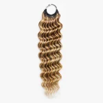 TedHair Miracle Knots Human Feather Crochet Hair Deep Wave with No Spiral Ends – Pre-Separated Knotless Crochet Braids for Seamless Blending #P4/27/613